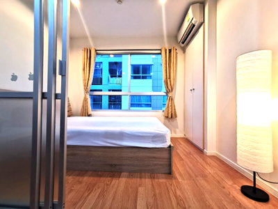 Condos for sale : P-122298 Condo For Sale! Lumpini Ville Onnut 46 near BTS On Nut | 1 Bed Corner Unit 23 sq.m. Fully Furnished 1.56 MB Line@easythaihome 085-592-2897