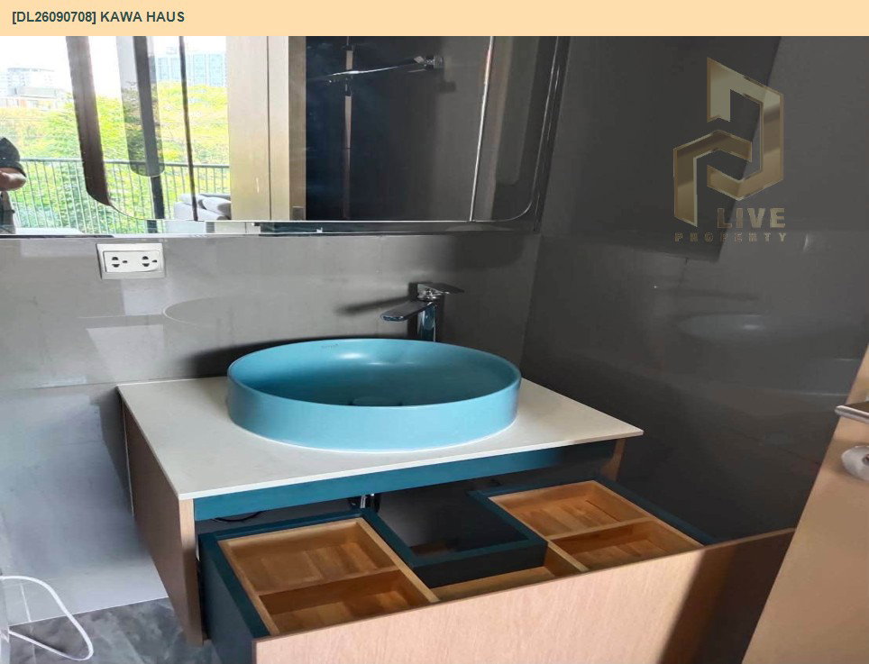 รูป DL26090708 ให้เช่าคอนโด คาวะ เฮาส์ (KAWA HAUS) ใกล้ BTS อ่อนนุช พร้อมเข้าอยู่ โทรด่วน 0614453194 LineID @952jdxxk - รูปที่ 8/8