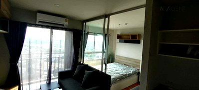 Condos for rent : For Rent Condo LUMPINI VILLE SUKSAWAT - RAMA 2 Building 1, Floor 22,1 bed room, Room size 23.00 sqm