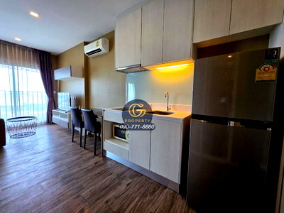 Condos for rent : ​For rent at KnightsBridge in Sriracha, with sea view, 1 bedroom, 35 sqm, with bathtub, only 10,000/month! [ totally worth it ] 