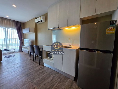 ​For rent at KnightsBridge in Sriracha, with sea view, 1 bedroom, 35 sqm, with bathtub, only 10,000/month! [ totally worth it ] 