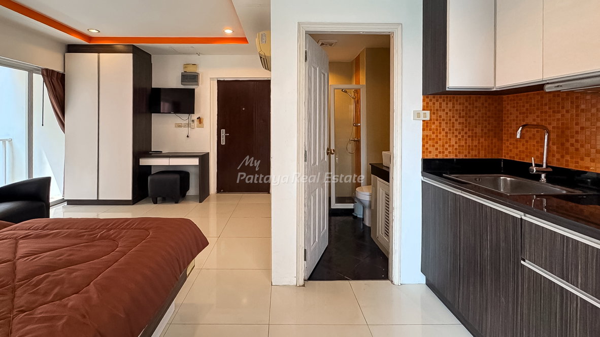 รูป 🛏️ Studio - 🛁 1 ห้องน้ำ - 🏙️ Pool View - 🌏 ชื่อชาวต่างชาติ - 🏢 New Nordic VIP 3 Pattaya - รหัส: VIP307 - รูปที่ 3/9