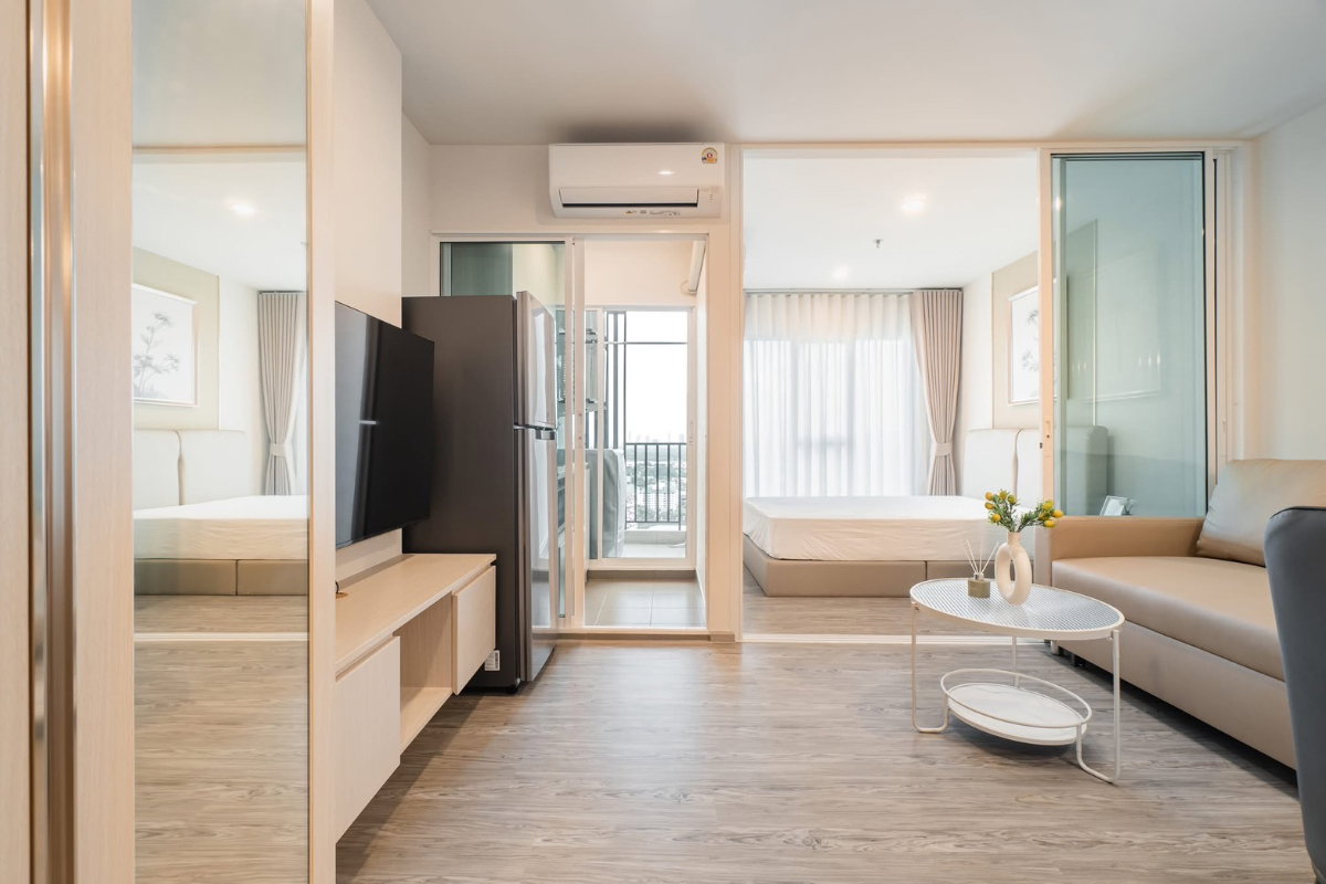 รูป Regent Home Bangna ให้เช่า 1 ห้องนอน 28 ตร.ม. ชั้น 26 วิวแม่น้ำ ใกล้ BTS บางนา 400 ม. - รูปที่ 3/18