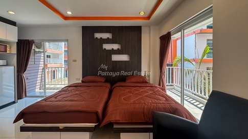 🛏️ Studio - 🛁 1 Bath - 🏙️ Pool View - 🌏 FOREIGN name - 🏢 New Nordic VIP 3 Pattaya - Ref: VIP307