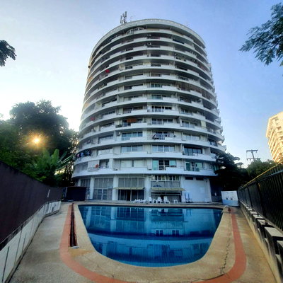 Condos for rent 700 Year Sports Arena Chiang Mai : 🏢 CHOM DOI CONDOMINIUM (ROUND BUILDING) FOR RENT | 2 BEDROOMS | 47 SQ.M. | 3RD FLOOR | THB 15,000/MONTH