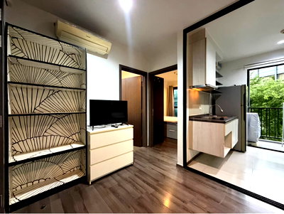 Condos for rent : The Base Park West | Corner 1BR 30 sq.m. Floor 3 | THB 14,000