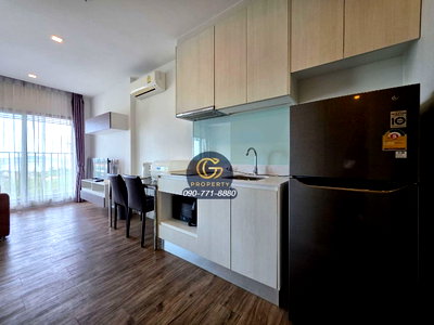 Condos for rent : ​For rent at KnightsBridge in Sriracha, with sea view, 1 bedroom, 35 sqm, with bathtub, only 10,000/month! 