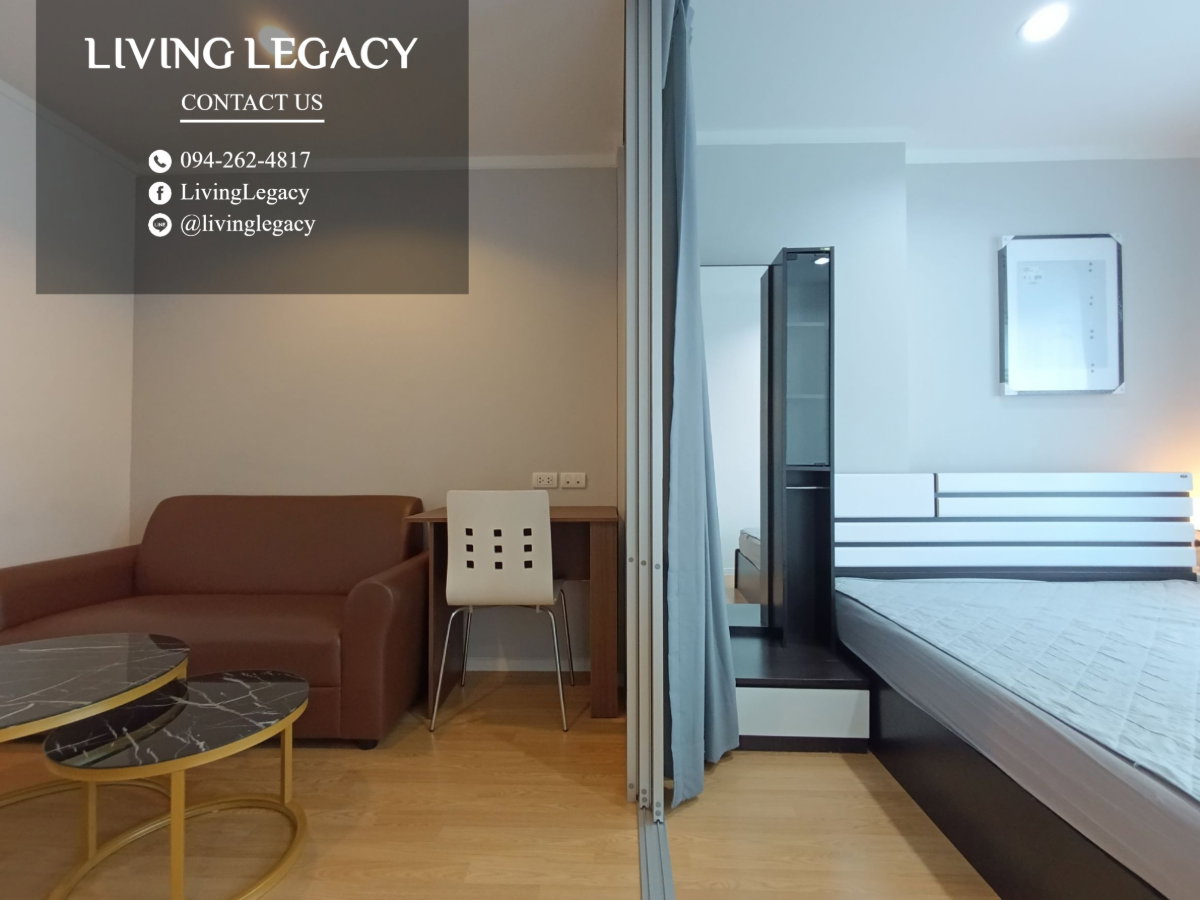 รูป LT46A4EH เช่าด่วน คอนโด Lumpini Place Srinakarin - Huamark Station 26 ตร.ม. | ชั้น 24 | 1 ห้องนอน | 1 ห้องน้ำ 10,000 บาท/เดือน line id : @livinglegacy - รูปที่ 4/12