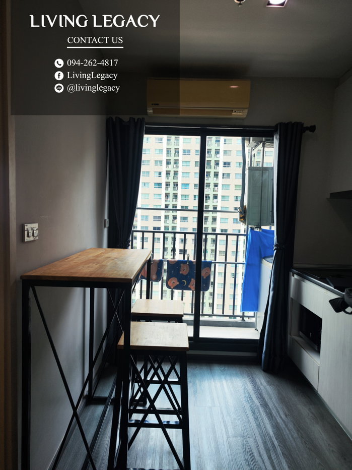 รูป SHXNYD เช่าด่วน คอนโด Rich Park @ Triple Station 28 ตร.ม. | ชั้น 13 | 1 ห้องนอน | 1 ห้องน้ำ 11,000 บาท/เดือน line id : @livinglegacy - รูปที่ 5/8