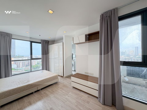 🔥For Rent🔥IDEO Mobi Sathorn | Studio 25 Sq.m. | 12A Floor | City View | Ready to Move In | Next to BTS Krung Thon Buri