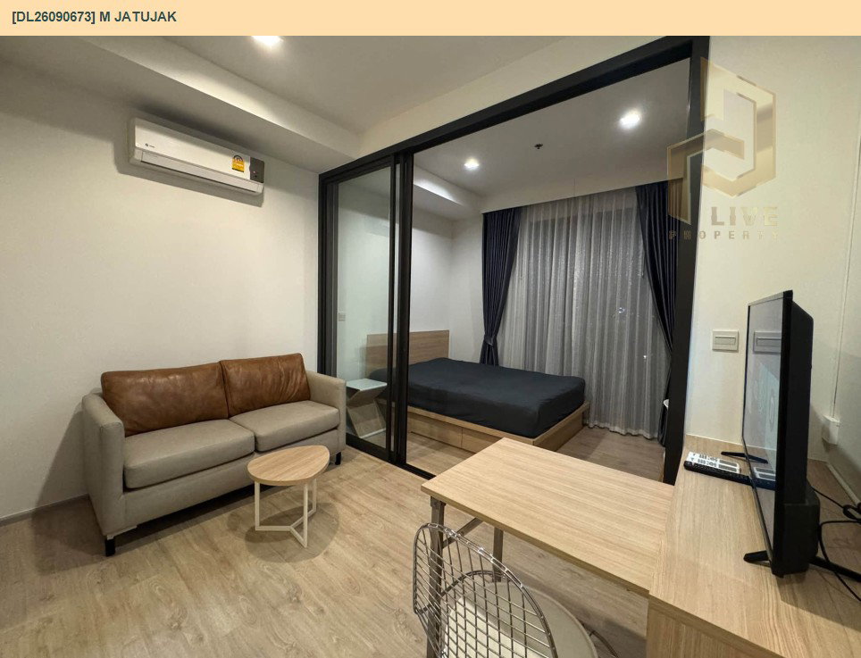 รูป DL26090673 ให้เช่าคอนโด เอ็ม จตุจักร (M Jatujak) ใกล้ BTS สวนจตุจักร พร้อมเข้าอยู่ โทรด่วน 0638692663 LineID @952jdxxk - รูปที่ 2/6