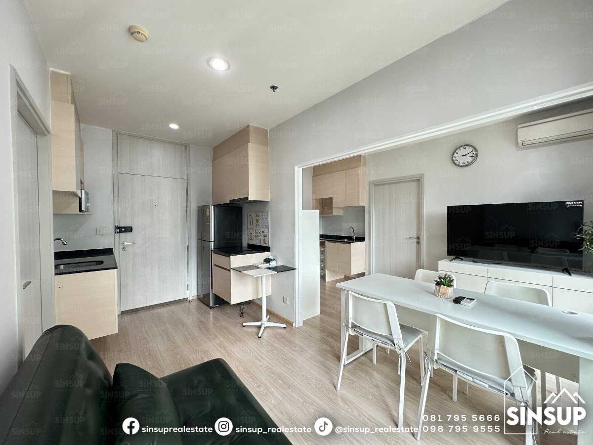 picture 🌆 For Rent | 𝐍𝐨𝐛𝐥𝐞 𝐑𝐞𝐯𝐨𝐥𝐯𝐞 𝐑𝐚𝐭𝐜𝐡𝐚𝐝𝐚 Spacious Combined Unit, 52 Sq.m. | 2 Bedrooms | Near MRT Thailand Cultural Centre - 9/20