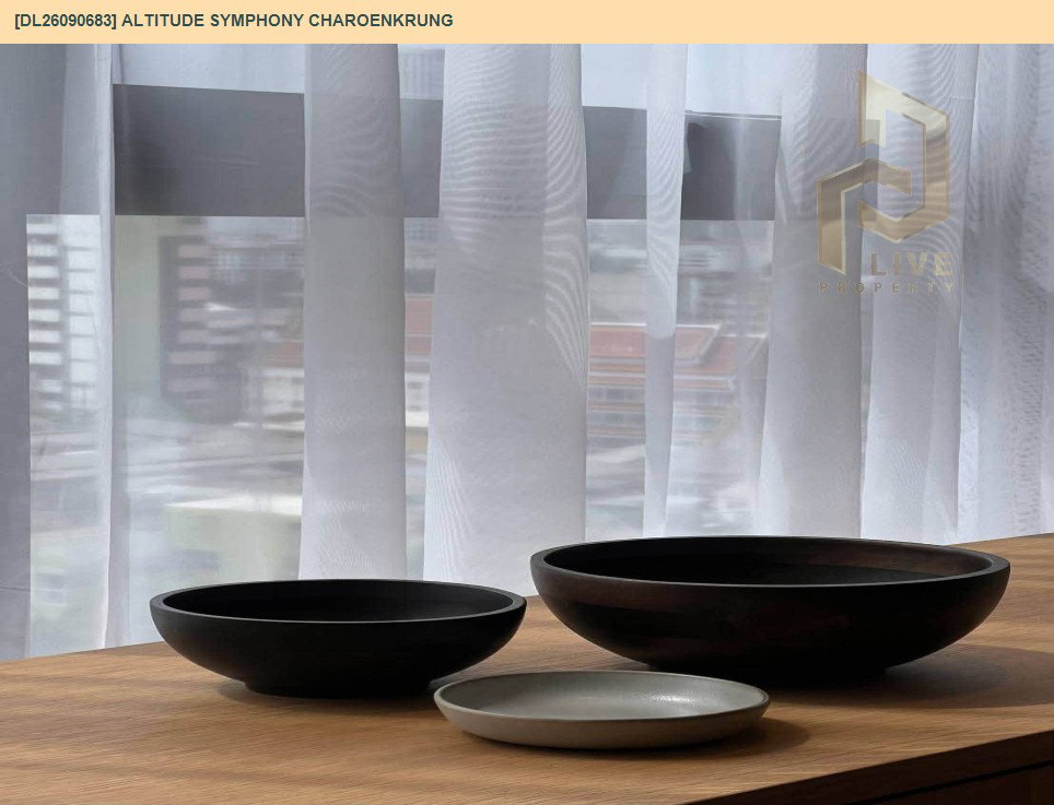 รูป DL26090683 ให้เช่าคอนโด อัลติจูด ซิมโฟนี เจริญกรุง (Altitude Symphony Charoenkrung) ใกล้ - พร้อมเข้าอยู่ โทรด่วน 0638692663 LineID @952jdxxk - รูปที่ 10/11