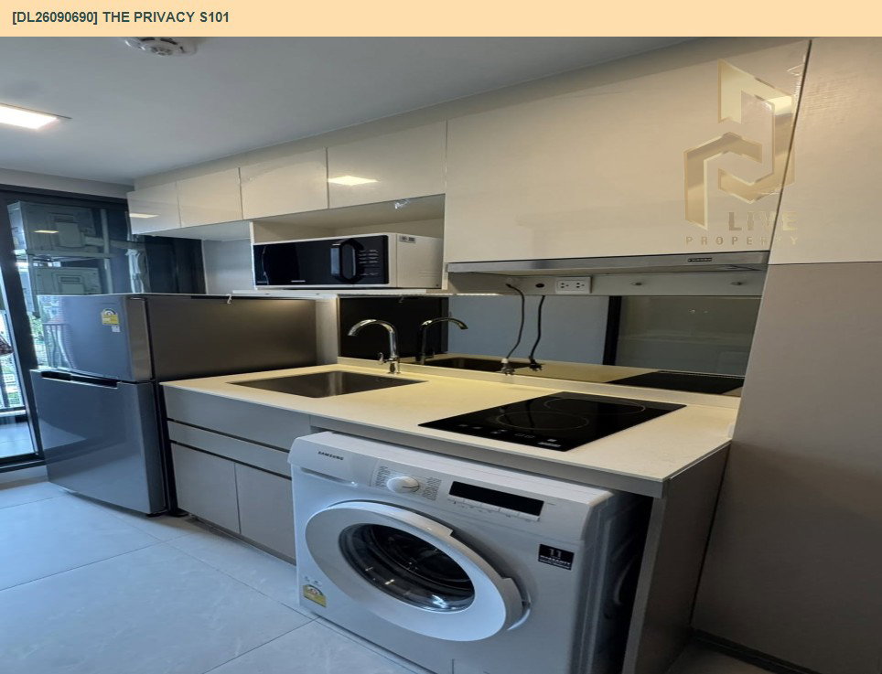 รูป DL26090690 ให้เช่าคอนโด เดอะ ไพรเวซี่ เอส 101 (THE PRIVACY S101) ใกล้ BTS ปุณณวิถี พร้อมเข้าอยู่ โทรด่วน 0614453194 LineID @952jdxxk - รูปที่ 8/10