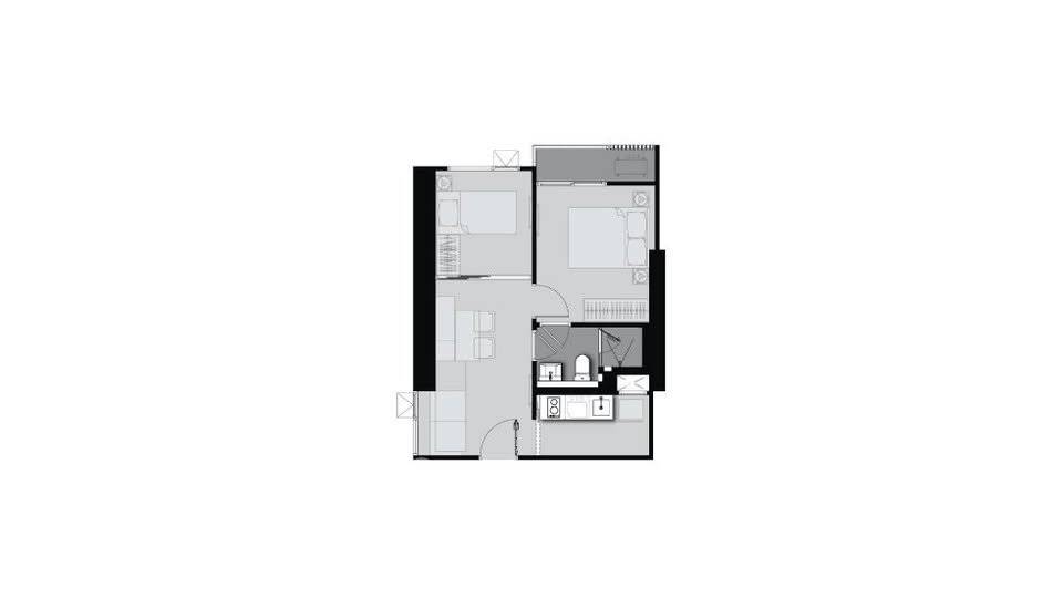 picture 27th-Floor 1-BR At Life Asoke - Rama 9 Near MRT Phra Ram 9 (ID 3342316) - 10/10