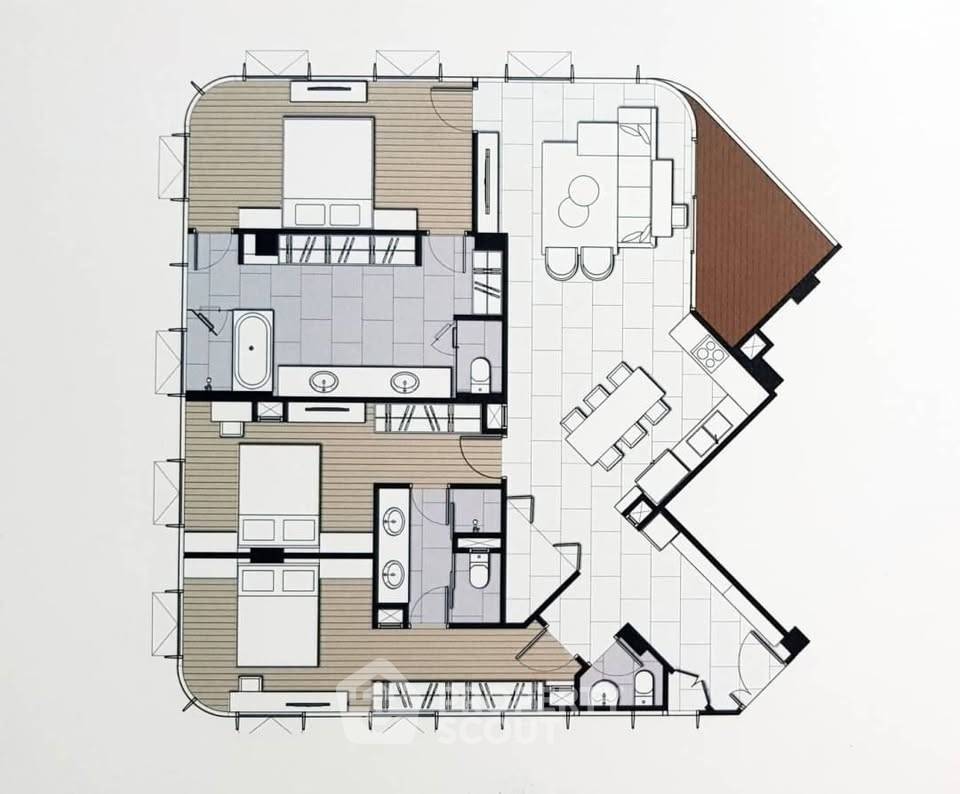 picture Pet-Friendly 3-BR Ashton Residence 41, 200m To BTS Phrom Phong (ID 3343161) - 16/16