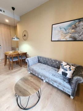 Condo for RENT : Noble B19 Size : 60.84 Sqm. Floor: 22nd 2 bedroom 2 bathroom/Corner /Unblocked view Fully furnished with electric appliances.