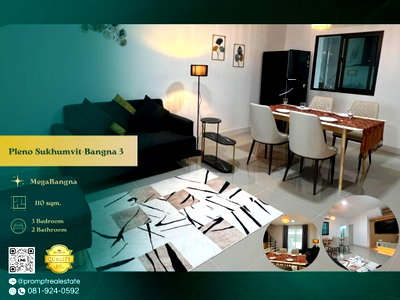 Houses for rent Suwannaphum International Airport : OP02211 - Pleno Sukhumvit-Bangna 3 : MegaBangna
