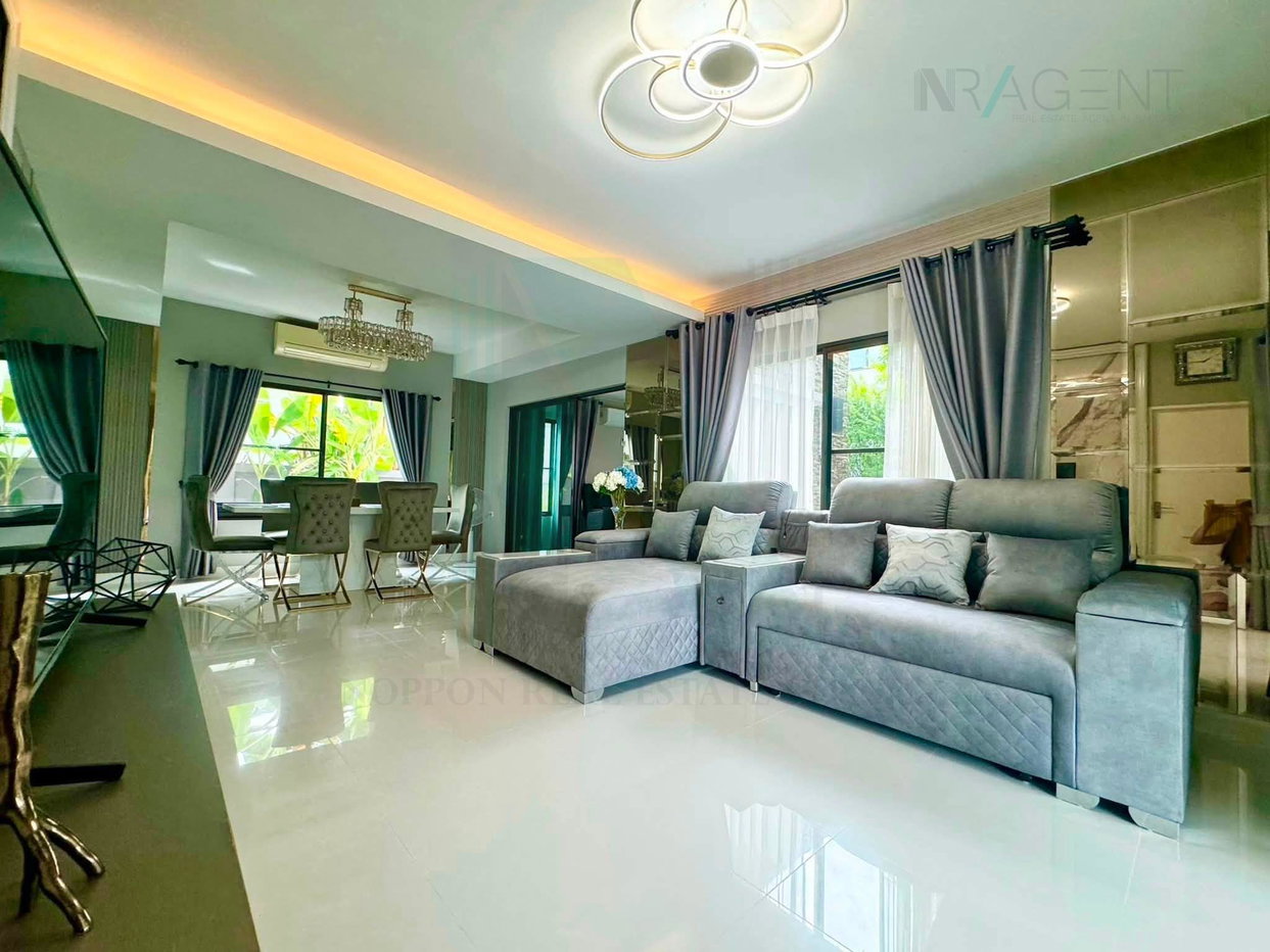 รูป ให้เช่าบ้านเดี่ยว 2 ชั้น มัณฑนา บางนา กม.7 4 ห้องนอน 3 ห้องน้ำ - รูปที่ 2/8
