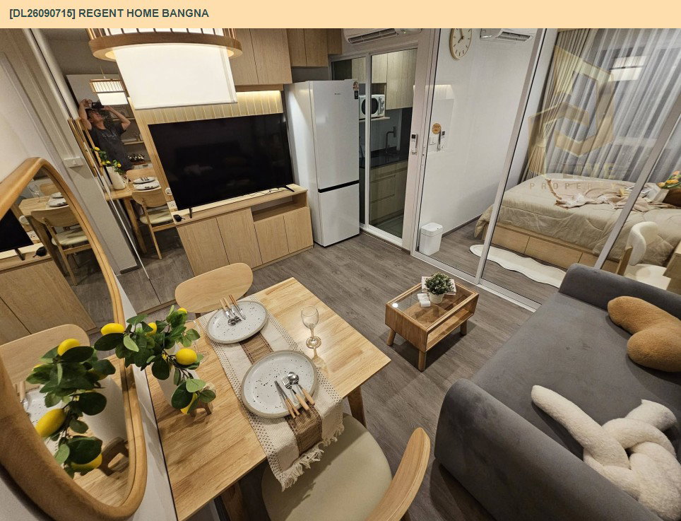 รูป DL26090715 ให้เช่าคอนโด รีเจ้นท์ โฮม บางนา (Regent home bangna) ใกล้ BTS บางนา พร้อมเข้าอยู่ โทรด่วน 0614453194 LineID @952jdxxk - รูปที่ 4/17