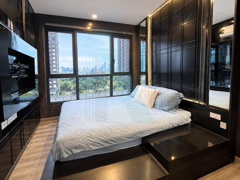 📌 For Rent Condo THE BASE PARK EAST SUKHUMVIT 77 Building 1, Floor 7,1 bed room, Room size 30.00 sqm