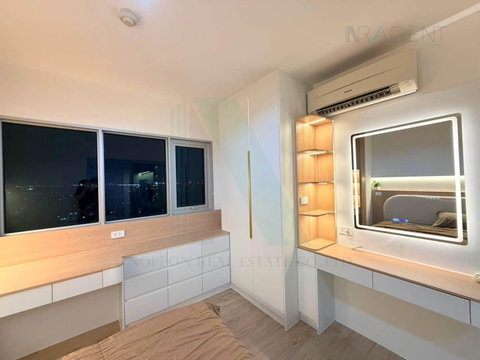 📌 For Rent Condo ASPIRE NGAMWONGWAN Building S, Floor 12A,1 bed room, Room size 29 sqm