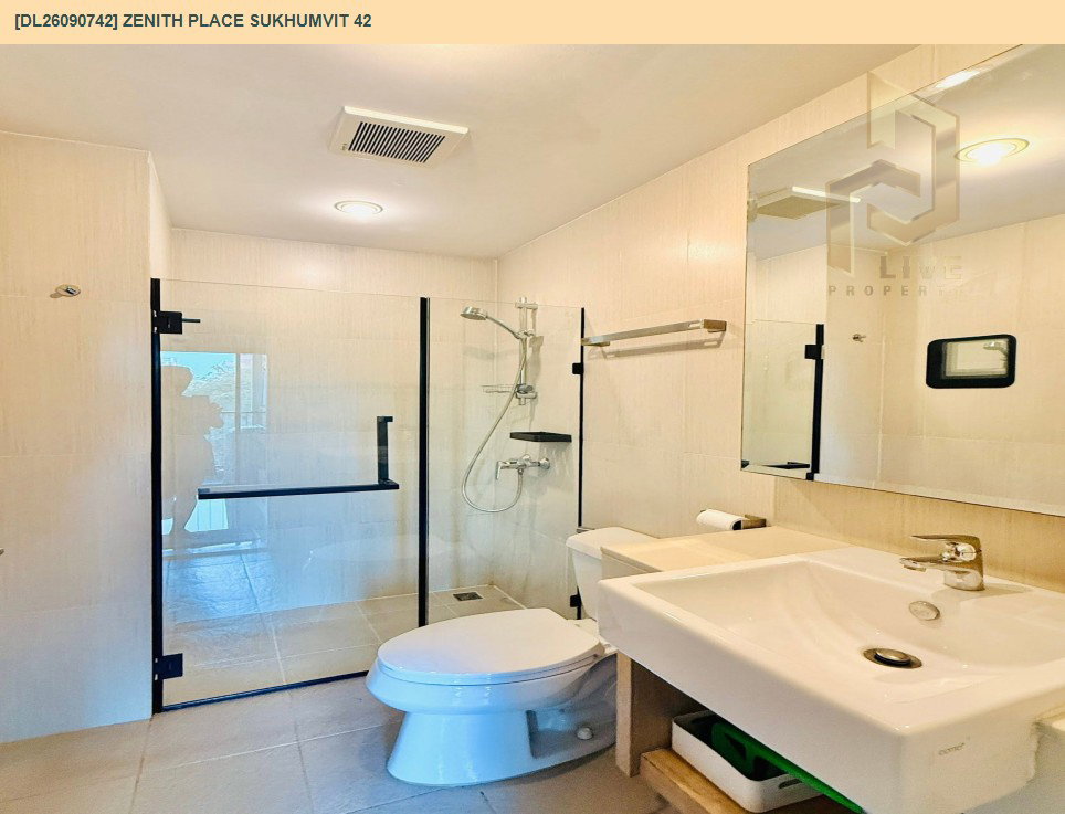 รูป DL26090742 ให้เช่าคอนโด ซีนิธ เพลส สุขุมวิท 42 (Zenith Place Sukhumvit 42) ใกล้ BTS เอกมัย พร้อมเข้าอยู่ โทรด่วน 0653619502 LineID @952jdxxk - รูปที่ 6/6