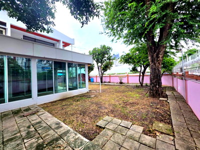 Houses for sale Bangkok : Urgent Sale: Corner detached house in a prime Sukhumvit 64 location—950m to True Digital Park and 650m to BTS Punnawithi.