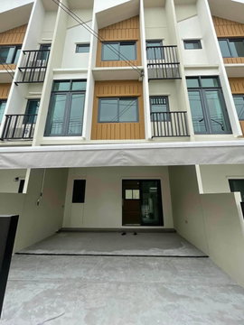 #HHR191 For Rent: 3-Storey Townhome, 3 Bedrooms 📍 Near Mega Bangna