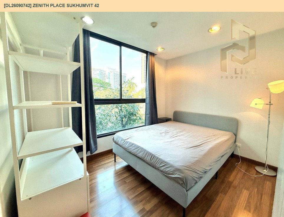 รูป DL26090742 ให้เช่าคอนโด ซีนิธ เพลส สุขุมวิท 42 (Zenith Place Sukhumvit 42) ใกล้ BTS เอกมัย พร้อมเข้าอยู่ โทรด่วน 0653619502 LineID @952jdxxk - รูปที่ 3/6