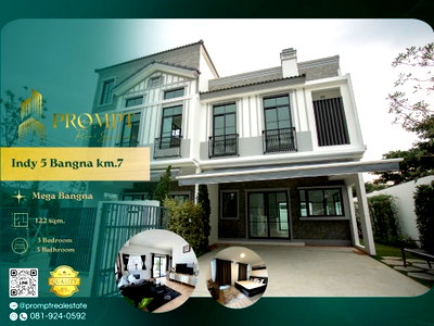 บ้านเดี่ยวให้เช่า : IJ03904 - Indy 5 Bangna km.7 :  MegaBangna 