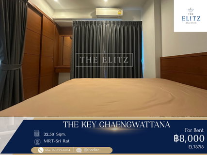 รูปภาพ ✨THE KEY แจ้งวัฒนะ | ปล่อยเช่าห้องรีโนเวทใหม่สวยกริ๊บ เฟอร์นิเจอร์ครบชุดพร้อมเข้าอยู่ ทำเลสะดวกมากติด MRT ศรีรัช และใกล้ทางด่วน ✨