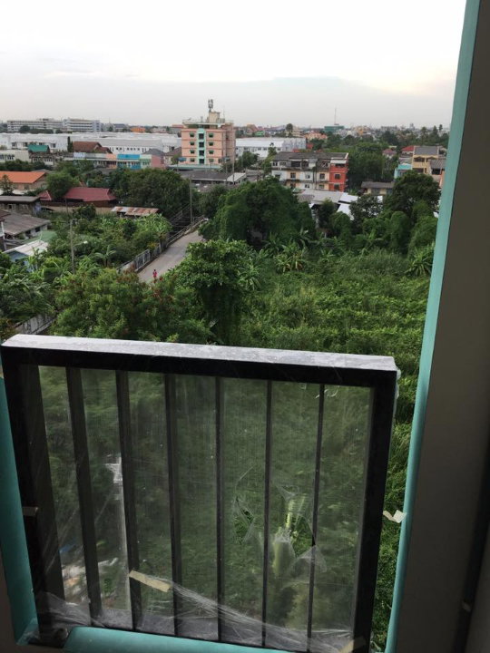 picture Condo for sale: Unio Charan 3, corner unit, city view, bright and airy, includes front-loading washing machine, secure with digital door lock. - 14/19