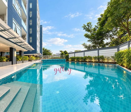 เช่า The Green City Condo เชียงใหม่ ทำเล CBP หนองป่าครั่ง หลัง Big C Extra , เซนเฟส 2นอน2น้ำ