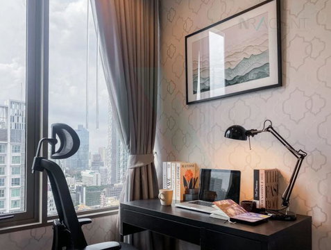📌 For Rent Condo NARA 9 Building 1, Floor 25,1 bed room, Room size 41 sqm