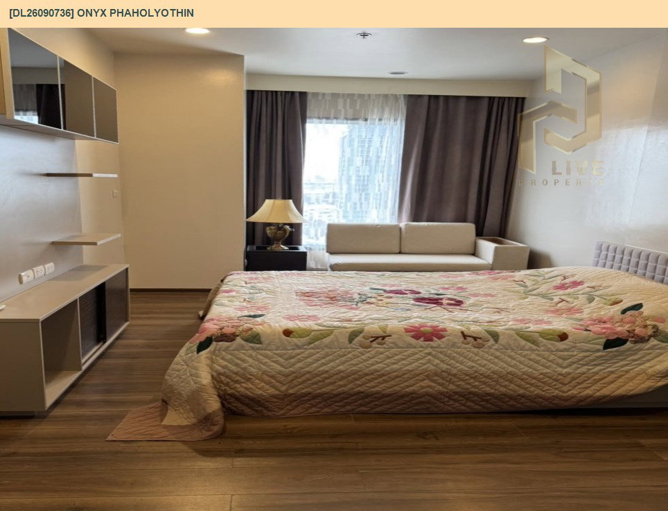 รูป DL26090736 ให้เช่าคอนโด ออนเน็กซ์ พหลโยธิน (Onyx Phaholyothin) ใกล้ BTS สะพานควาย พร้อมเข้าอยู่ โทรด่วน 0653619502 LineID @952jdxxk - รูปที่ 3/7