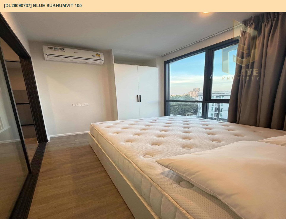 รูป DL26090737 ให้เช่าคอนโด บลู สุขุมวิท 105 (Blue Sukhumvit 105) ใกล้ - พร้อมเข้าอยู่ โทรด่วน 0653619502 LineID @952jdxxk - รูปที่ 5/10