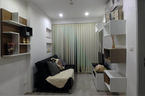 ให้เช่าคอนโด ไอดีโอ โมบิ จรัญ-อินเตอร์เชนจ์ อาคาร 1 ชั้น 15 1 ห้องนอน ขนาด 34 ตรม ใกล้ ฟู้ดแลนด์ซุปเปอร์มาร์เก็ต
