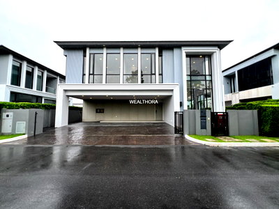 บ้านเดี่ยว เขตประเวศ : BELGRAVIA BANGNA – RAMA 9 บ้านเดี่ยวแปลงพิเศษ ที่ดินกว้าง หน้าบ้านไม่ติดใคร ให้ความเป็นส่วนตัว