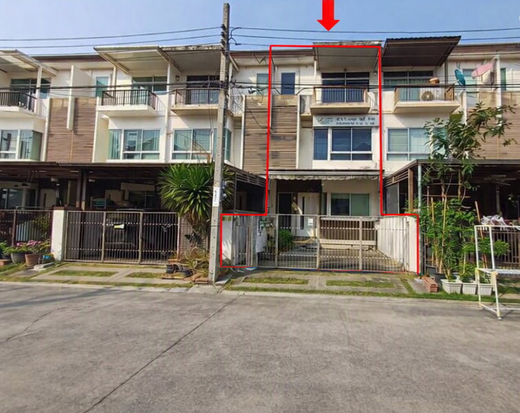 L-H055A|บ้านเดี่ยว 2 ชั้น โครงการ บ้านใหม่ 2 พระราม 2  ซ.อนามัยงามเจริญ 14 ท่าข้าม เขตบางขุนเทียน กรุงเทพมหานคร (ราคา 2,320,000 บาท )