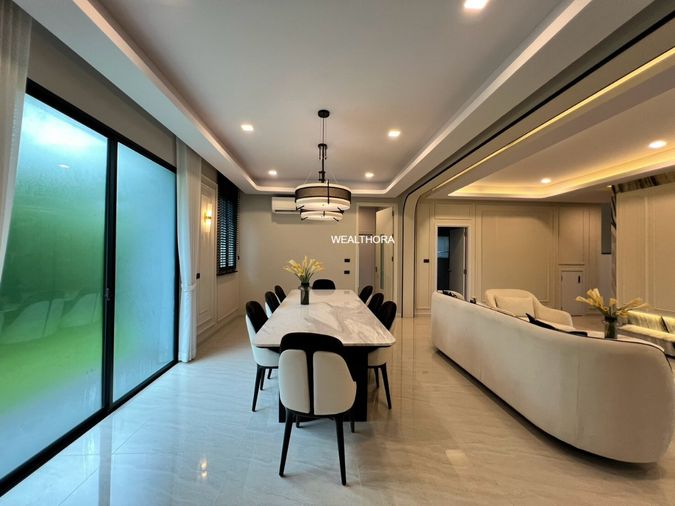 4-bed house for sale, 340 sqm, 71.3 sq wah, Belgravia Exclusive Pool Villa Bangna - Rama 9