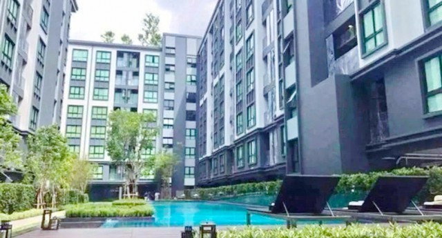 รูป พหลโยธิน-สะพานใหม่ 1นอน 1น้ำ ใกล้ BTS สายหยุด 200ม. คอนโด เทมโป ควอด 28.3ตร.ม.ชั้น2 พร้อมเฟอร์ฯเครื่องใช้ไฟฟ้า ติดถนนเทพรักษ์ - รูปที่ 1/8