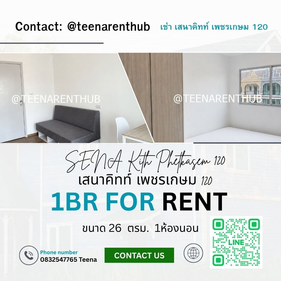 picture SENA Kith Phetkasem 120 | For Rent SENA Kith Phetkasem 120 | 🟢 @teenarenthub - 1/11