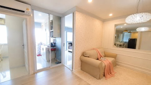 AA717323 | 2 Bed | 2 Bath | Bearing BTS | 60sqm | THB 16,000/mo | Fl.5 — Sense of London Sukhumvit 109 Bangkok
