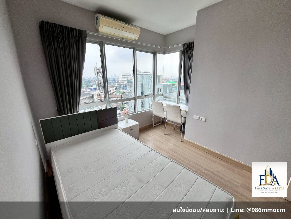 รูป ✨ ให้เช่า คอนโดมิเนียมห้องมุมชั้นสูง โมทีฟ คอนโด (Motif Condo) มีรถตู้ Shuttle Van รับ-ส่ง BTS วงเวียนใหญ่✨ - รูปที่ 5/10