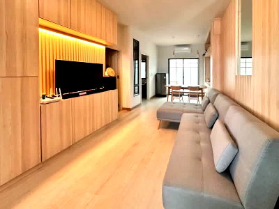 ทาวน์โฮมให้เช่า : ME2500643 ให้เช่าทาวนโฮม 2 ชั้น The Ricco Town พหลโยธิน-วัชรพล ใกล้ BTS สถานีสะพานใหม่