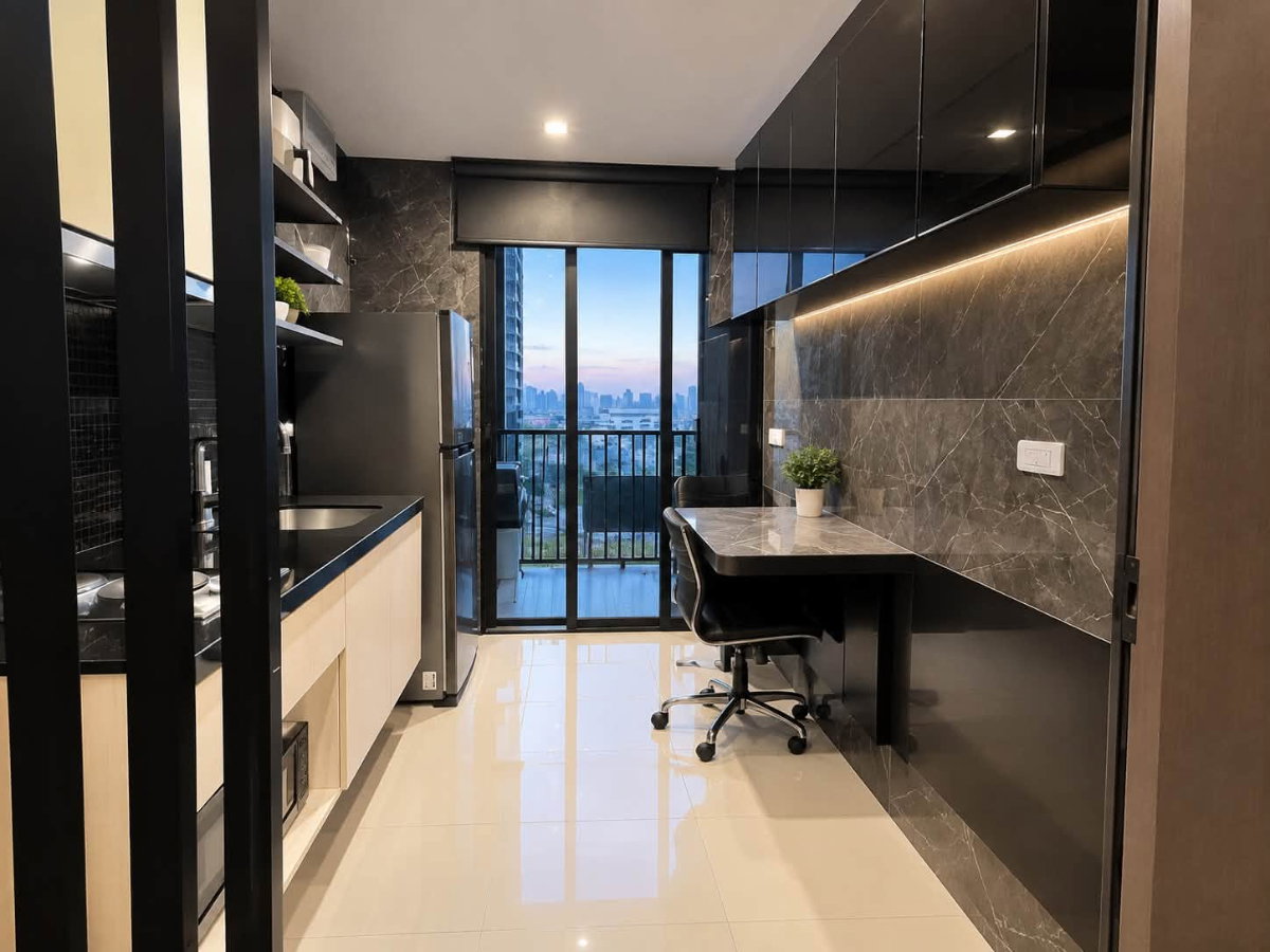 รูป เช่าคอนโด The Base Park East Sukhumvit 77/เดอะ เบส พาร์คอีสท์ สุขุมวิท 77 (J6909061) ID Line : @condo65 - รูปที่ 4/7