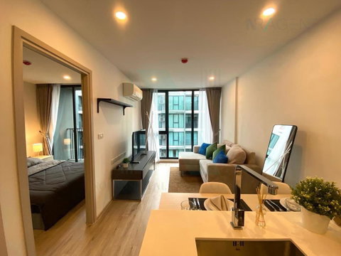 🚩 For Rent Condo SERIO SUKHUMVIT 50 Building A, Floor 7,1 bed room, Room size 32 sqm