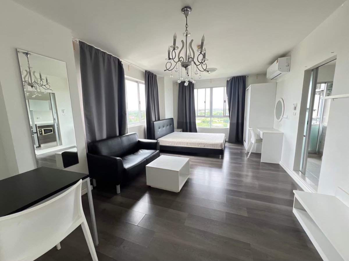 picture 📌𝐔𝐏𝐃𝐀𝐓𝐄 𝐑𝐎𝐎𝐌 𝟐𝟎𝟐𝟔📌 Condo for rent, Campus Resort Bangna [Beautiful room, good price + washing machine] LINE ID: atccity 💻 - 2/10