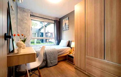 Condos for rent : AA712263 | 2 Bed | 1 Bath | Punnawithi BTS | 46sqm | THB 22,000/mo | Fl.1 — Elio Del Ray Sukhumvit 64 Bangkok